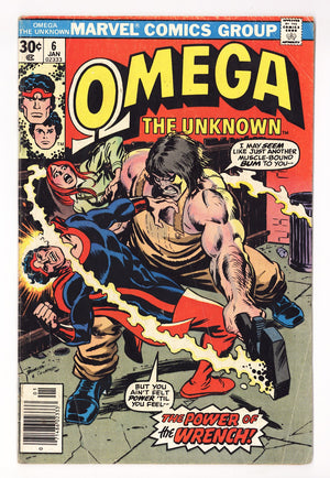 Omega the Unknown Vol 1 6  Low Grade   (1977)