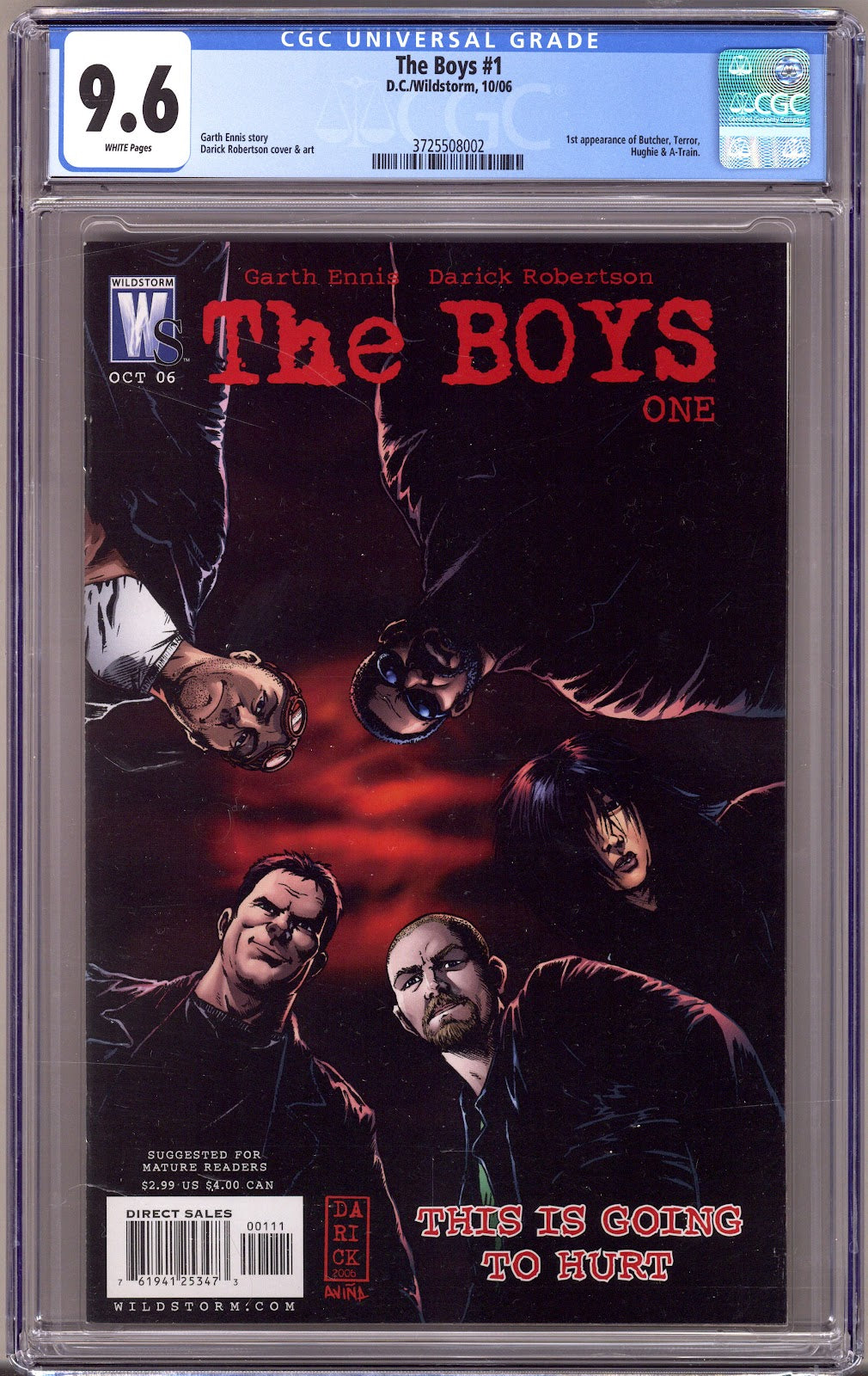 The Boys 1 CGC 9.6 (NM+) (2006) 