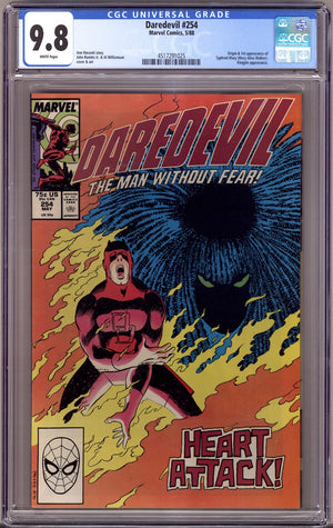 Daredevil Vol 1 254 CGC 9.8 (NM/M) (1988)