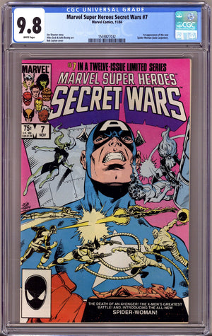 Marvel Super-Heroes Secret Wars 7 CGC 9.8 (NM/M) (1984)