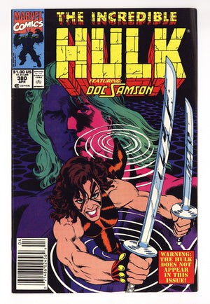 The Incredible Hulk Vol 1 380  Mid Grade   (1991)   Newsstand