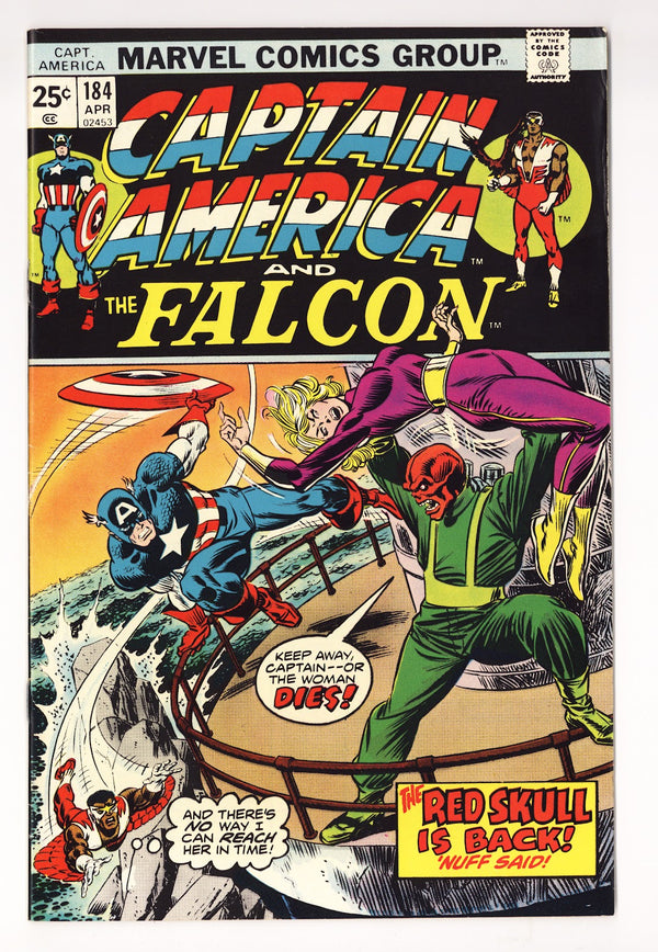 Captain America Vol 1 184  FN/VF (7.0)   (1975)