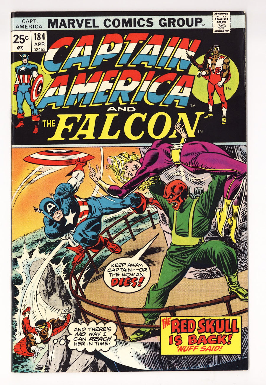 Captain America Vol 1 184  FN/VF (7.0)   (1975)