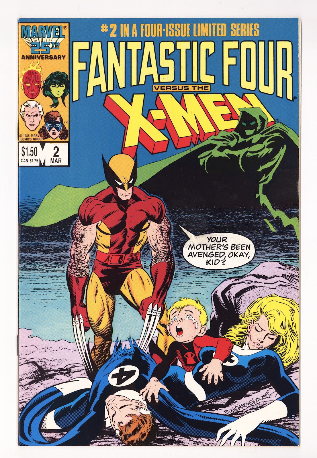 Fantastic Four vs. X-Men   2  High Grade   (1987)     