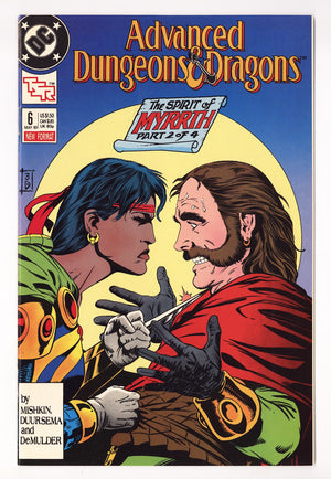 Advanced Dungeons & Dragons Comic Book 6 High Grade (1989)