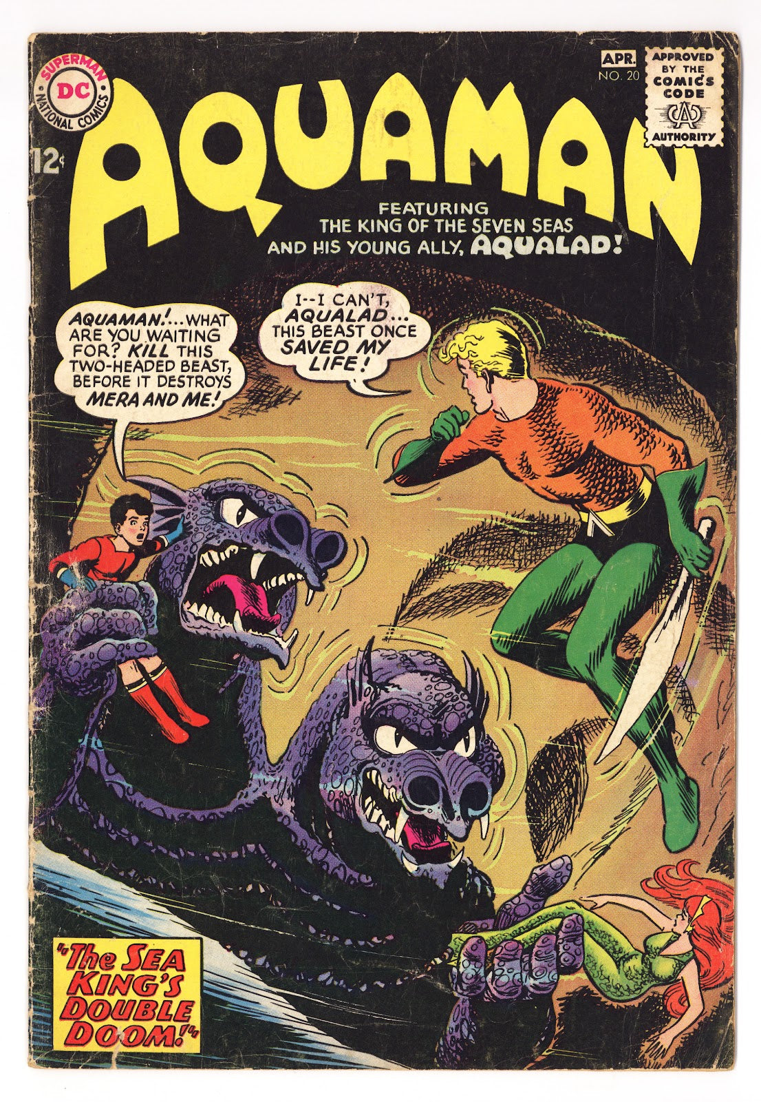 Aquaman Vol 1 20  VG- (3.5)   (1965)     