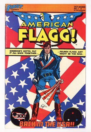 American Flagg! Vol 1 1 Mid Grade (1983)