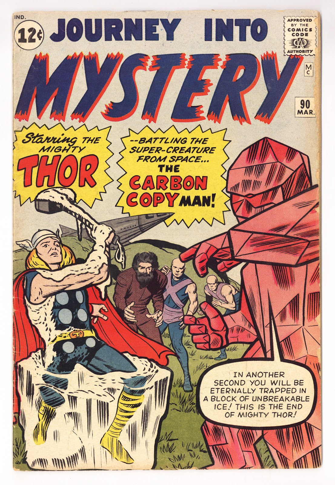 Journey into Mystery Vol 1 90 VG+ (4.5) (1963) 