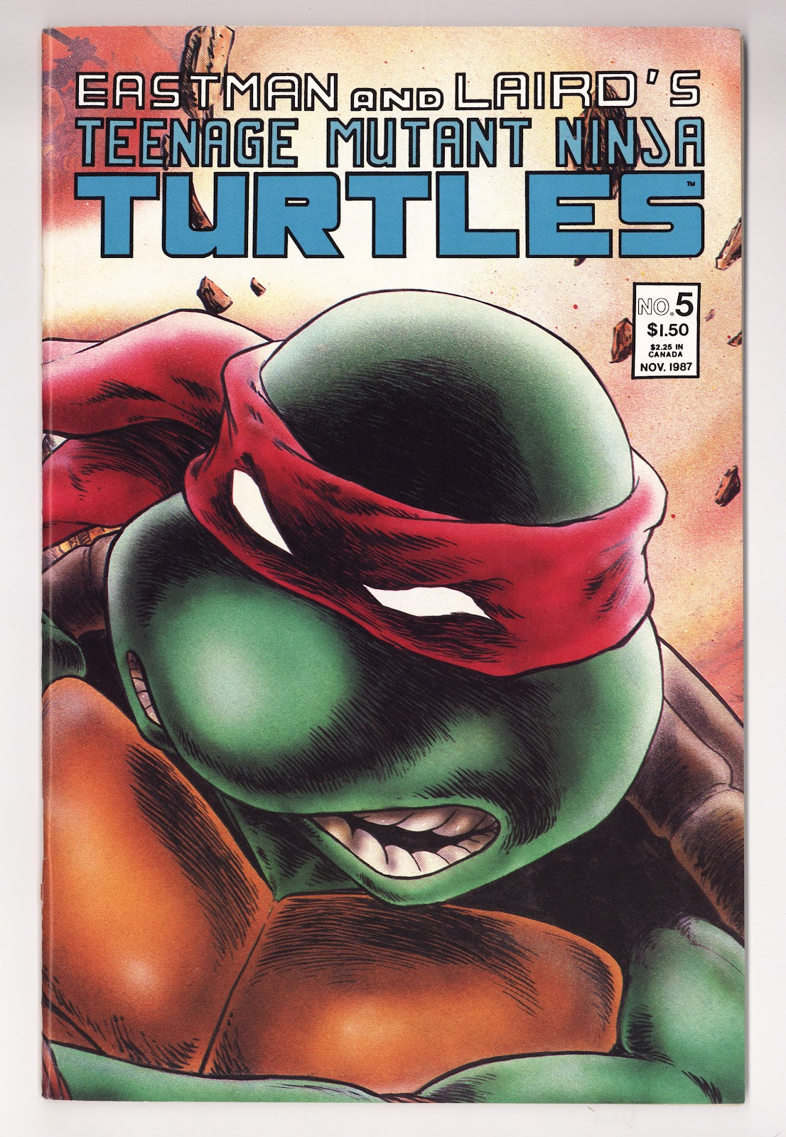 Teenage Mutant Ninja Turtles Vol 1 5 [Second Printing]  VF/NM (9.0)   (1987)   2nd Print  