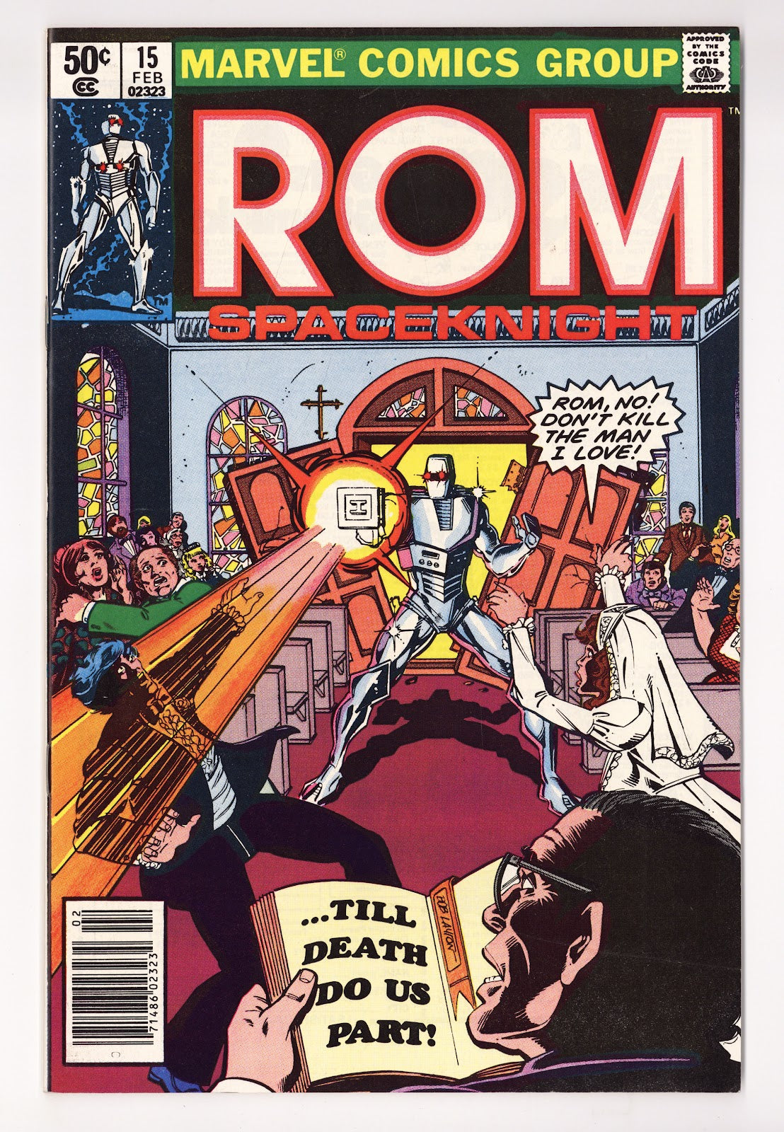 Rom Vol 1 15 VF/NM (9.0) Double Cover (1981) Newsstand 