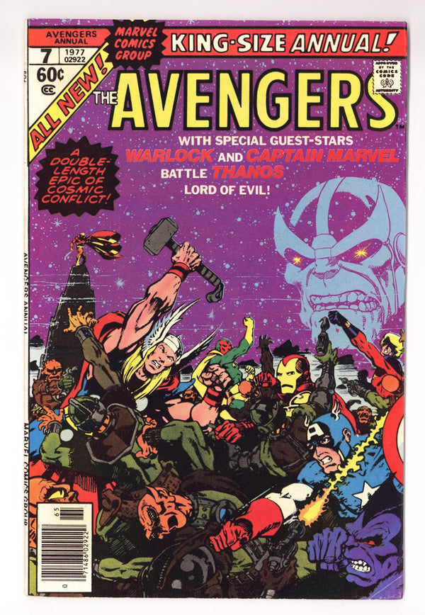 The Avengers Annual Vol 1 7 VF- (7.5) (1977)