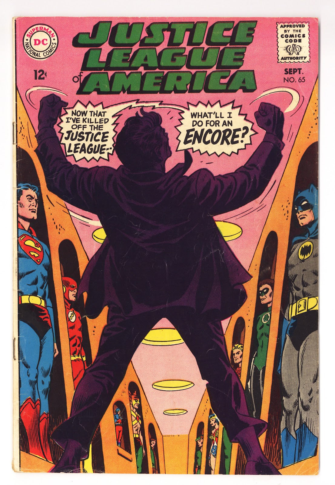 Justice League of America Vol 1 65  VG (4.0)   (1968)     