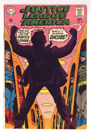 Justice League of America Vol 1 65 VG (4.0) (1968)