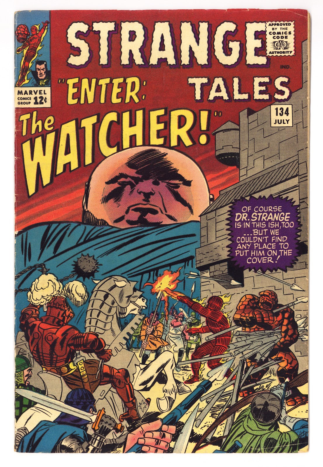 Strange Tales Vol 1 134  VG/FN (5.0)   (1965)     