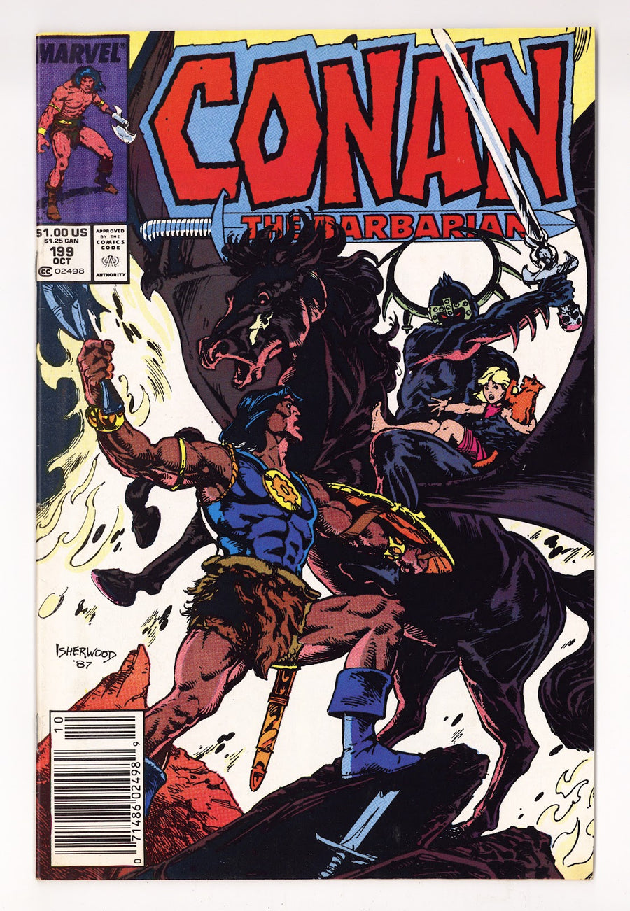Conan the Barbarian Vol 1 199  Mid Grade   (1987)   Newsstand