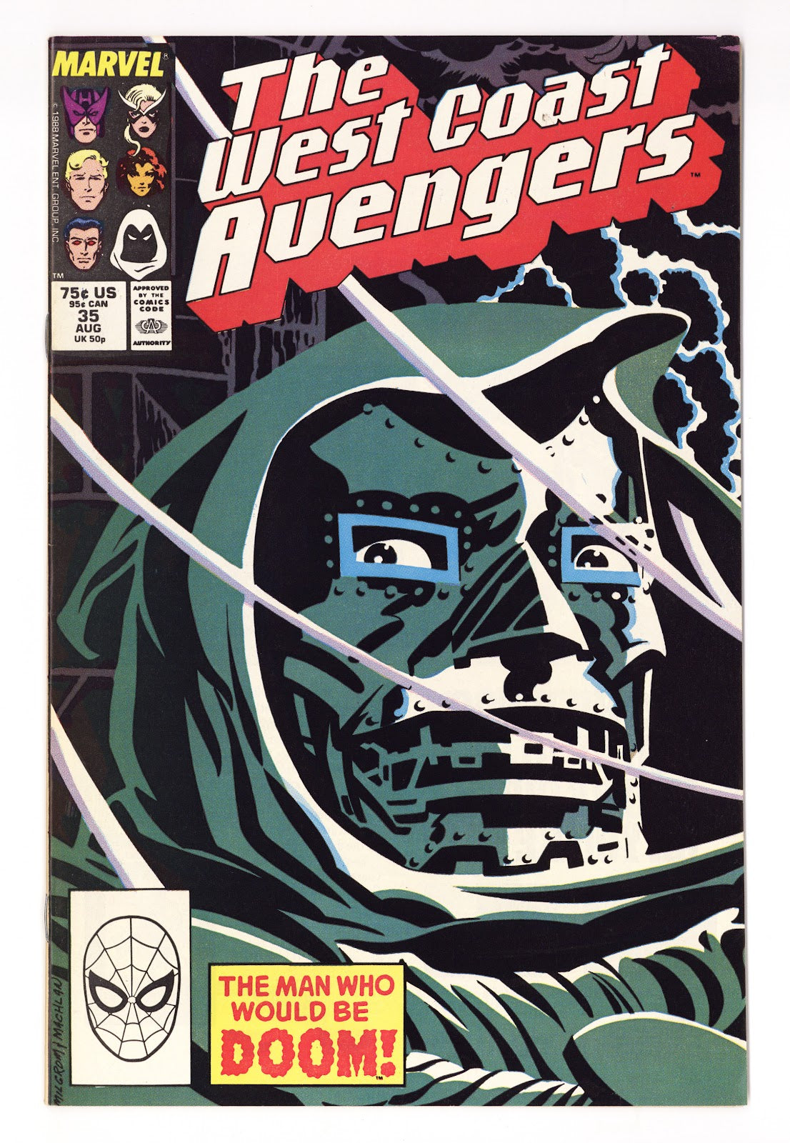West Coast Avengers Vol 2 35  VF/NM (9.0)   (1988)     