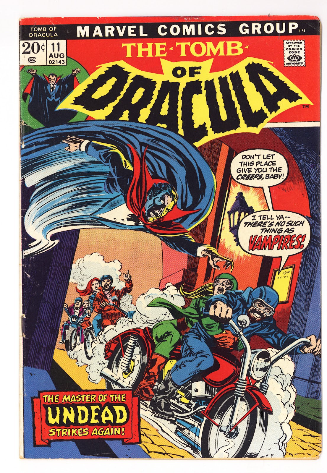Tomb of Dracula Vol 1 11  FN- (5.5)   (1973)     