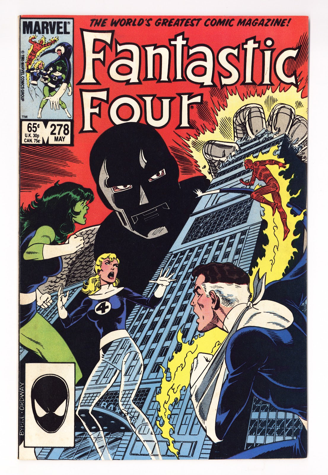 Fantastic Four Vol 1 278 Low Grade (1985) 
