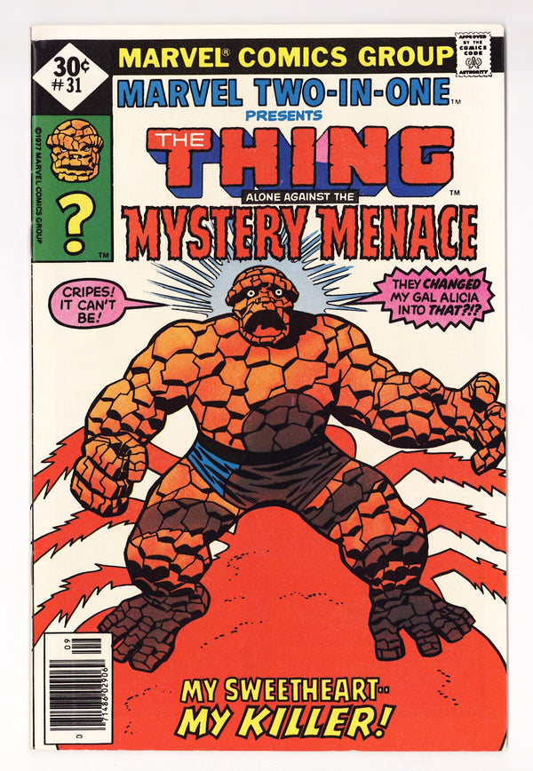 Marvel Two-in-One Vol 1 31 Mid Grade (1977) Whitman