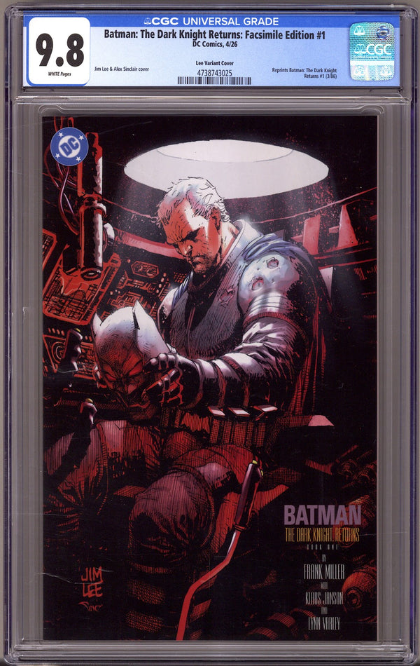 The Dark Knight Returns Book One (Facsimile Edition) [nn] CGC 9.8 (NM/M) (2026) Lee Variant