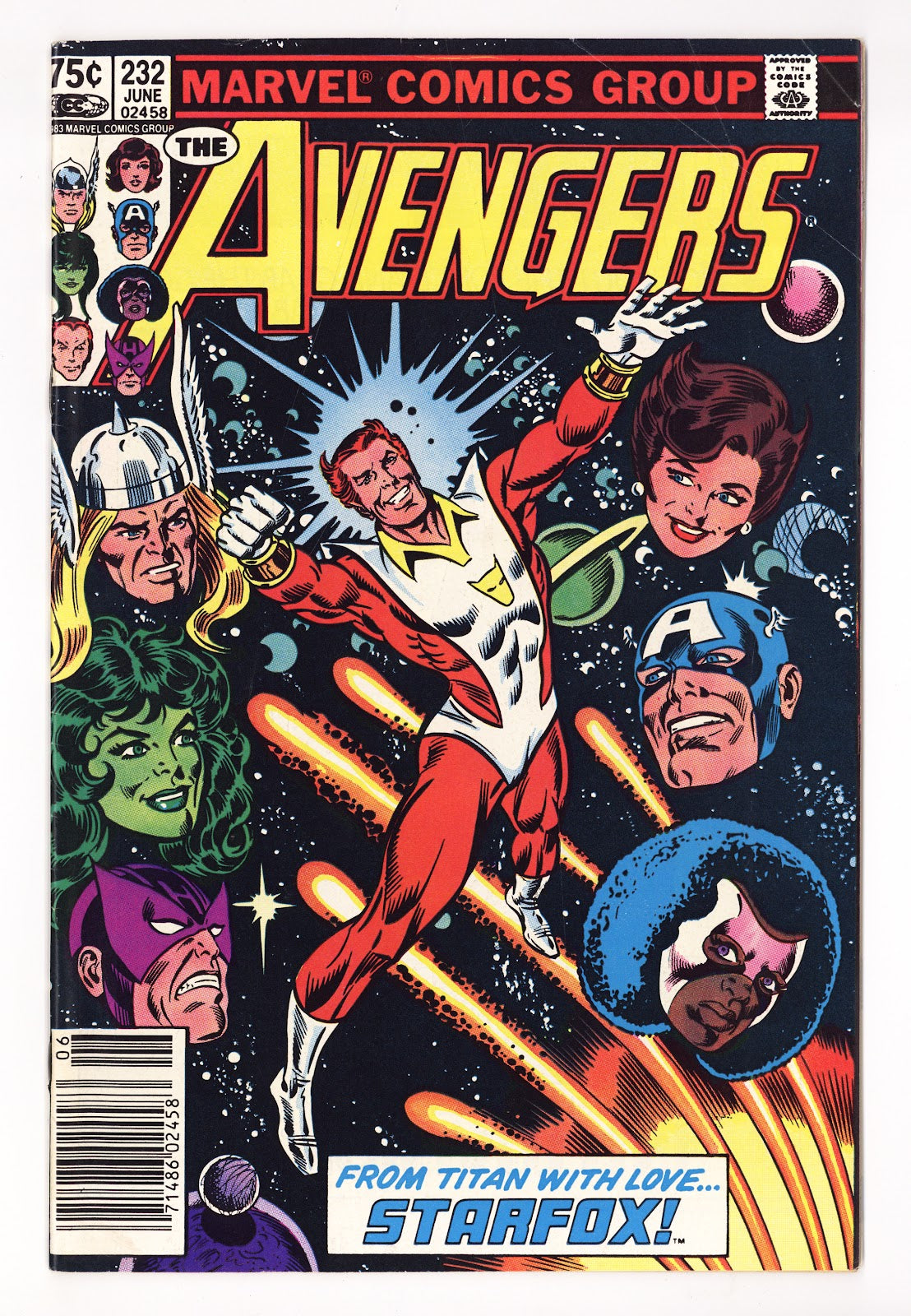 The Avengers Vol 1 232 Mid Grade (1983) Canadian Price Variant 