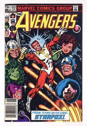 The Avengers Vol 1 232 Mid Grade (1983) Canadian Price Variant