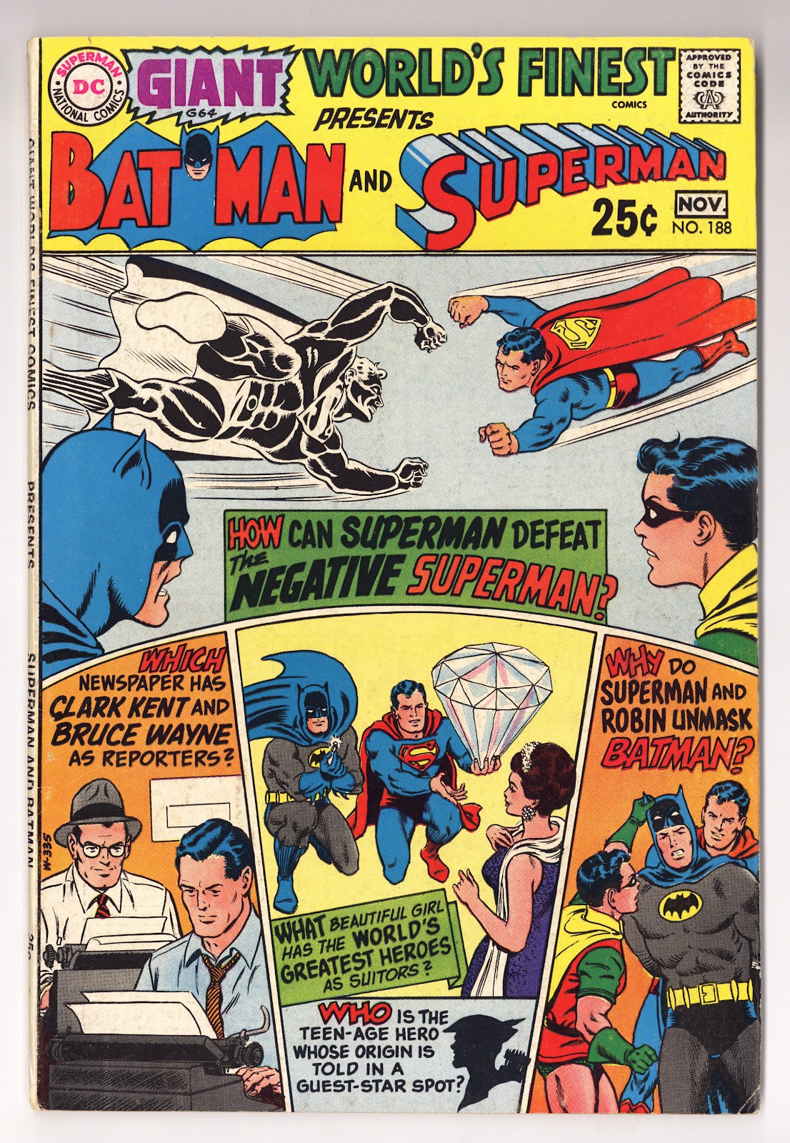 World's Finest Comics   188  FN (6.0)   (1969)     