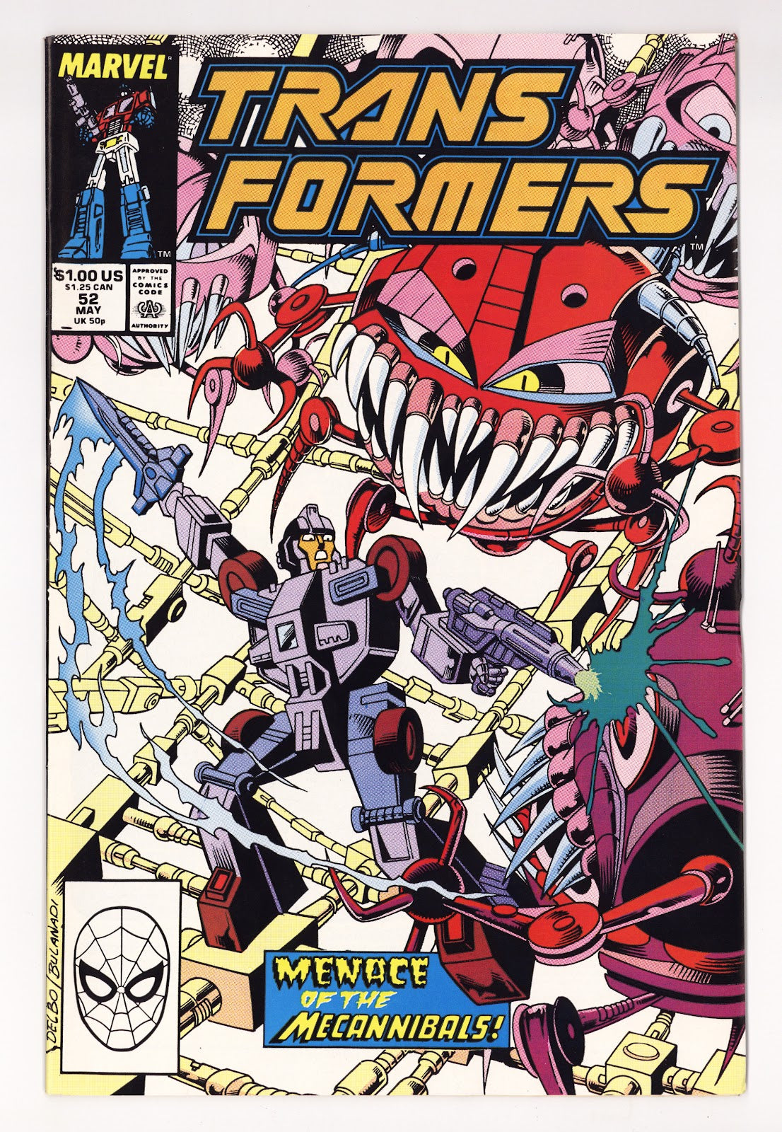 The Transformers Vol 1 52  VF+ (8.5)   (1989)     