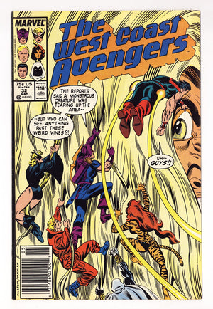 West Coast Avengers Vol 2 32  High Grade   (1988)   Newsstand