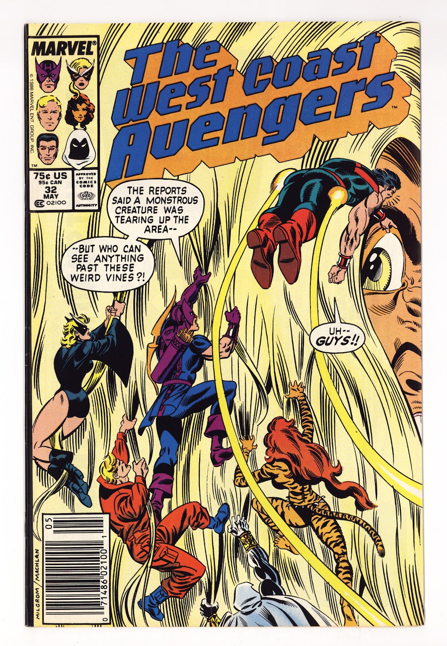 West Coast Avengers Vol 2 32  High Grade   (1988)   Newsstand