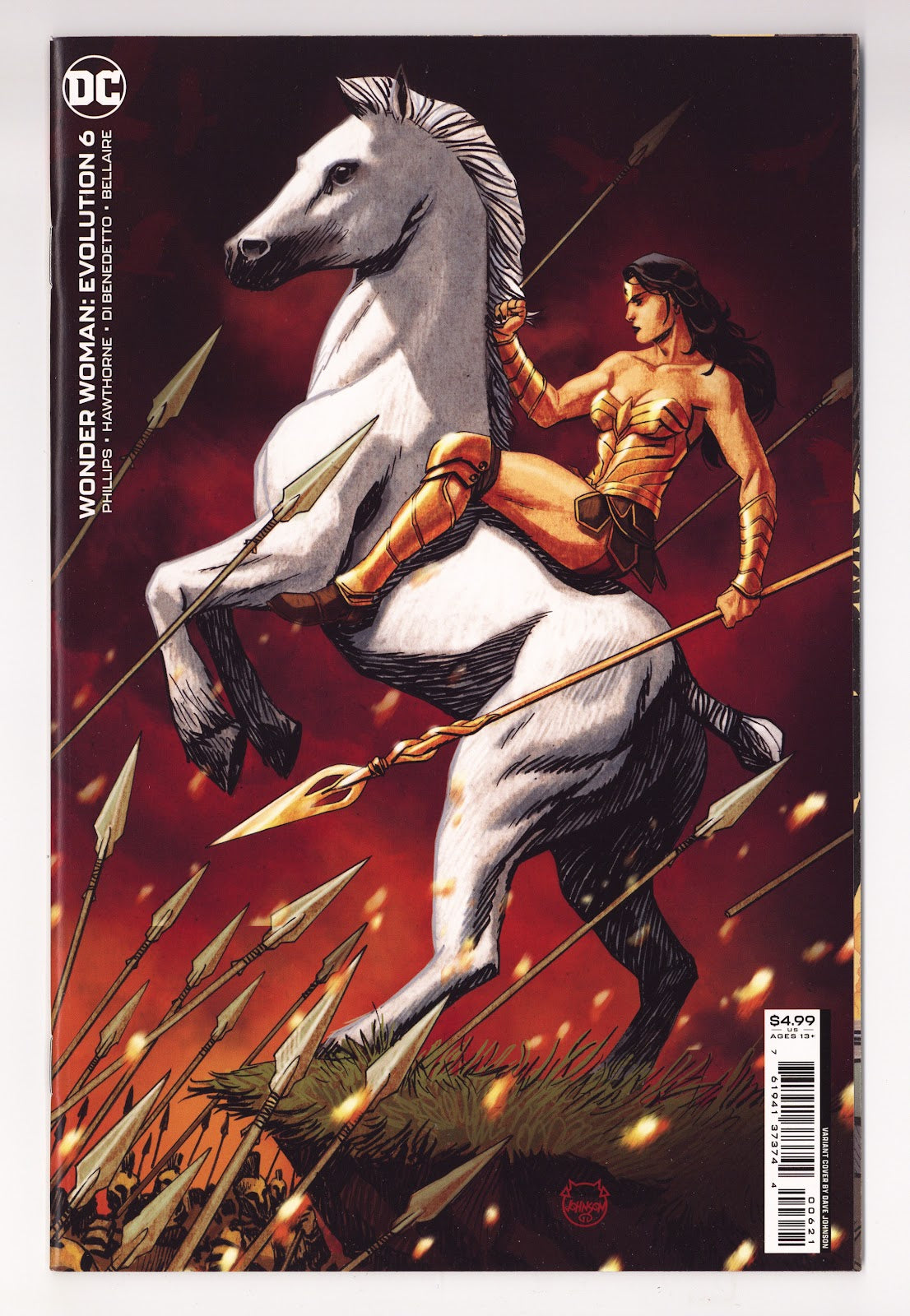 Wonder Woman: Evolution 6 High Grade (2022) Johnson Variant 
