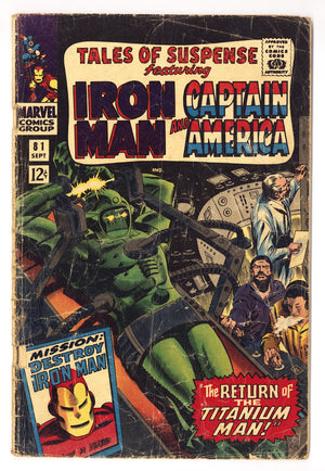 Tales of Suspense Vol 1 81 GD+ (2.5) (1966)