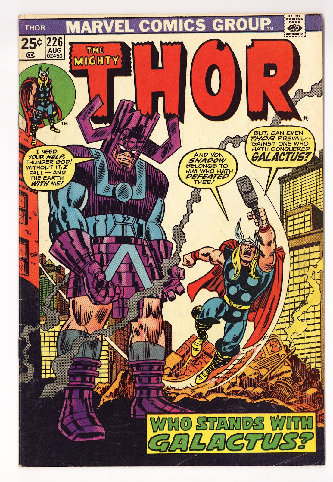 Thor Vol 1 226  Low Grade   (1974)     