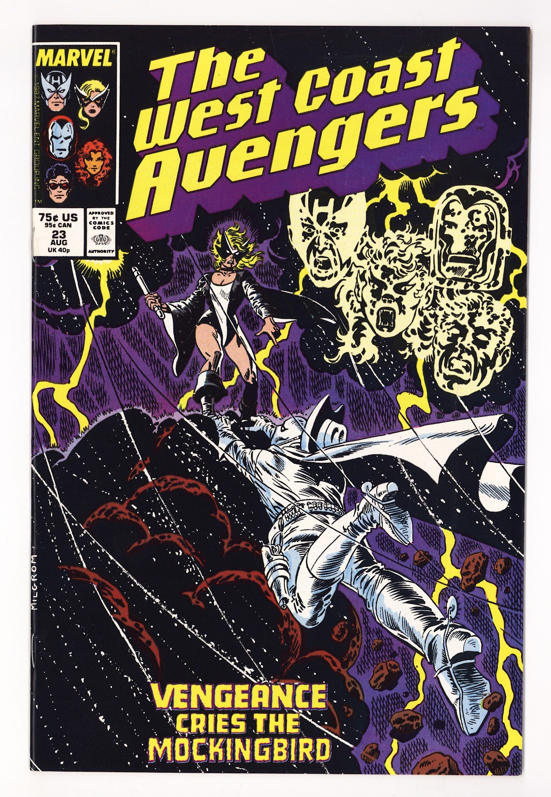 West Coast Avengers Vol 2 23  High Grade   (1987)   Direct  