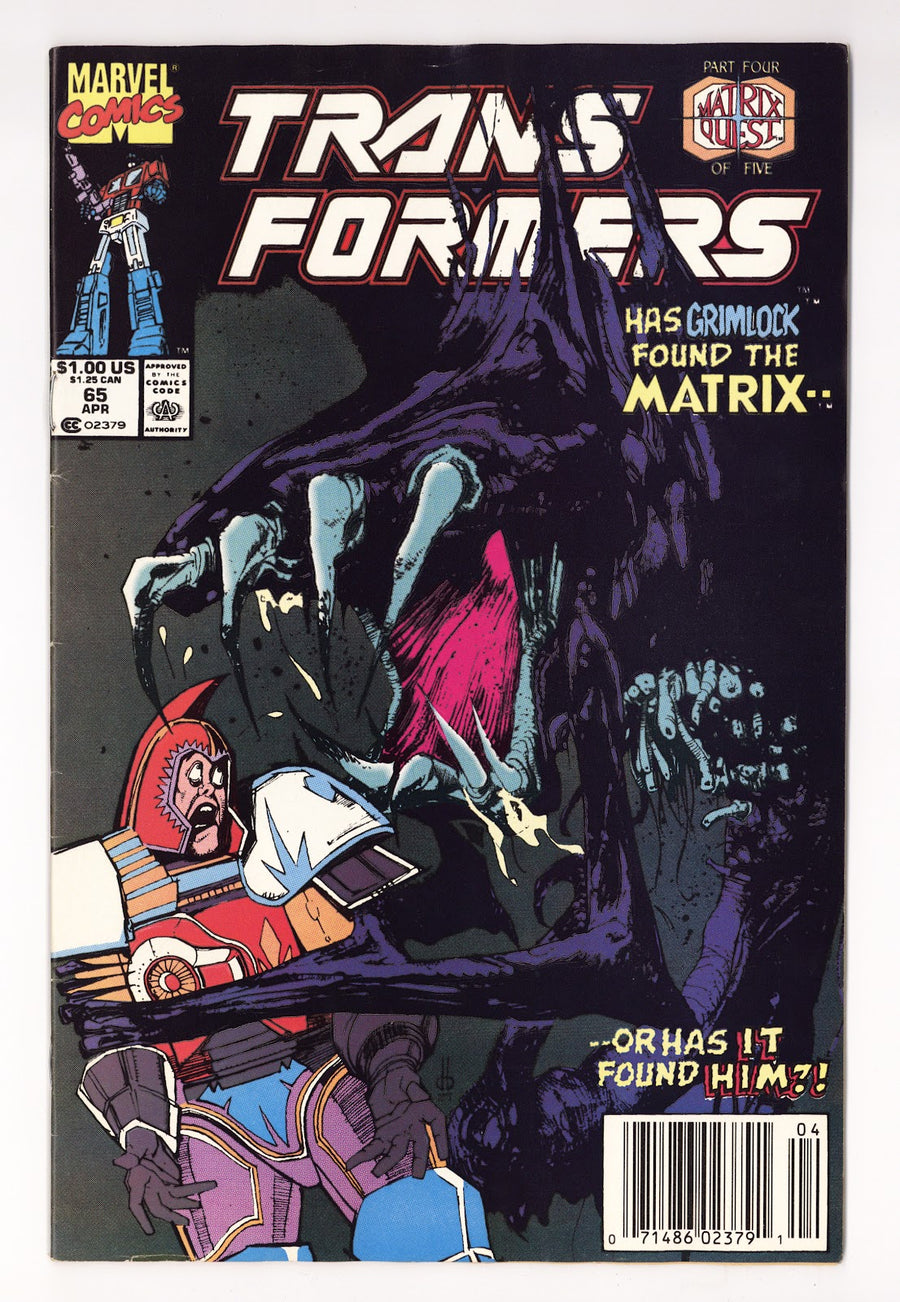 The Transformers Vol 1 65  FN/VF (7.0)   (1990)   Newsstand  