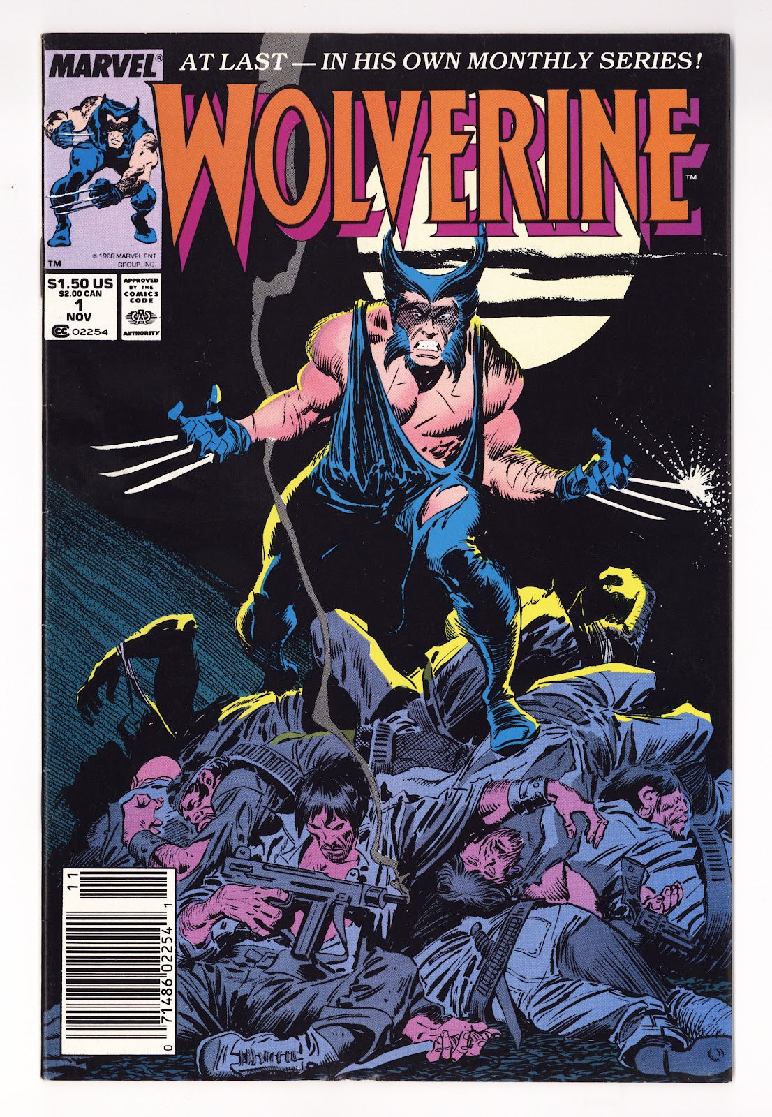 Wolverine Vol 2 1  VG/FN (5.0)   (1988)   Newsstand  