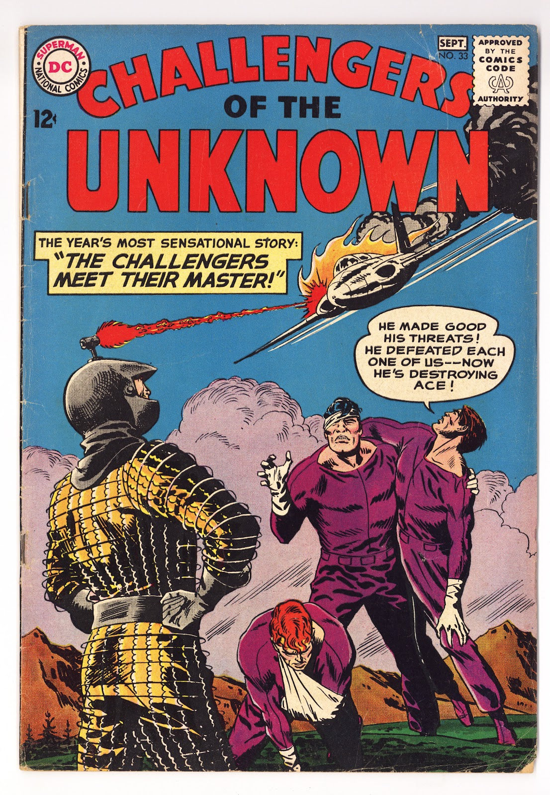 Challengers of the Unknown   33  VG (4.0)   (1963)     