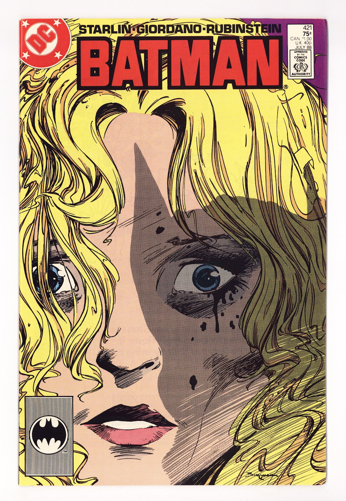 Batman Vol 1 421  Mid Grade   (1988)   Direct  