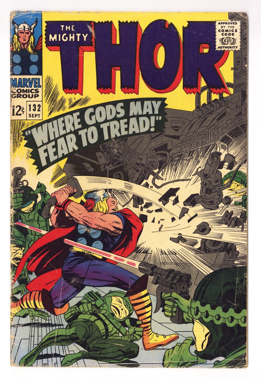 Thor Vol 1 132 VG- (3.5) (1966) 