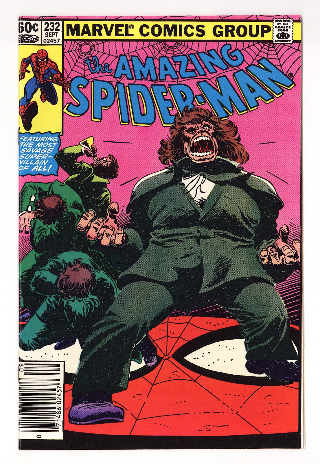 The Amazing Spider-Man Vol 1 232  VF+ (8.5)   (1982)   Newsstand