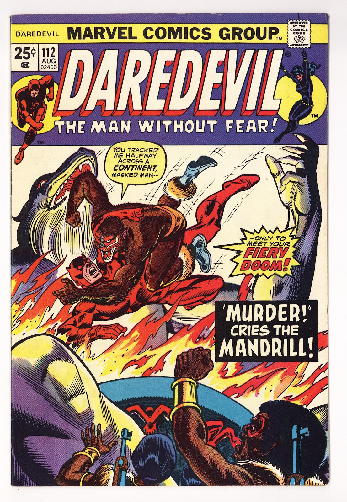 Daredevil Vol 1 112  FN+ (6.5)   (1974)
