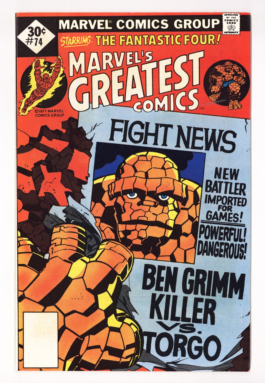 Marvel's Greatest Comics 74 Low Grade (1977) Whitman 
