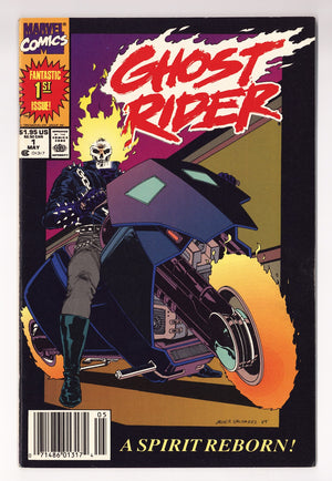 Ghost Rider Vol 2 1 FN/VF (7.0) (1990) Newsstand