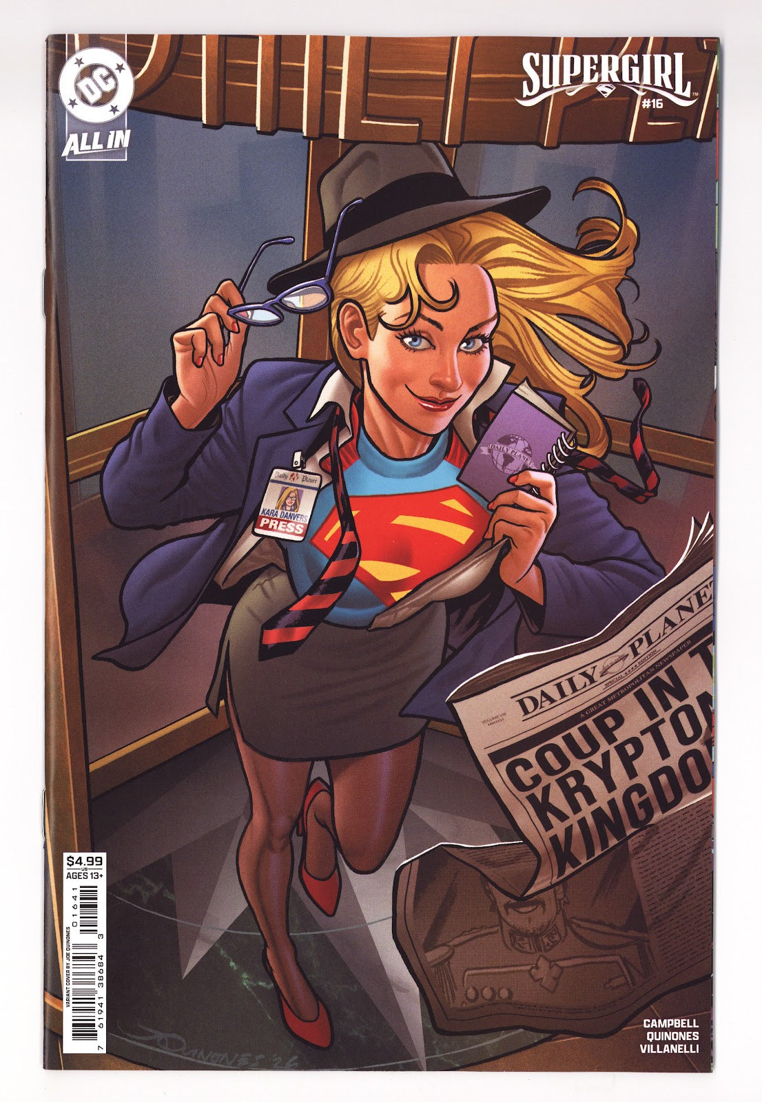 Supergirl Vol 8 16 Quinones  Variant   (2026)