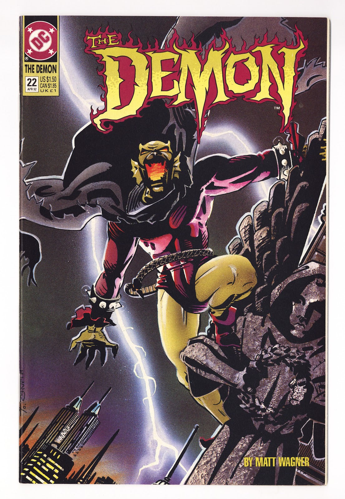 The Demon Vol 3 22  High Grade   (1992)     