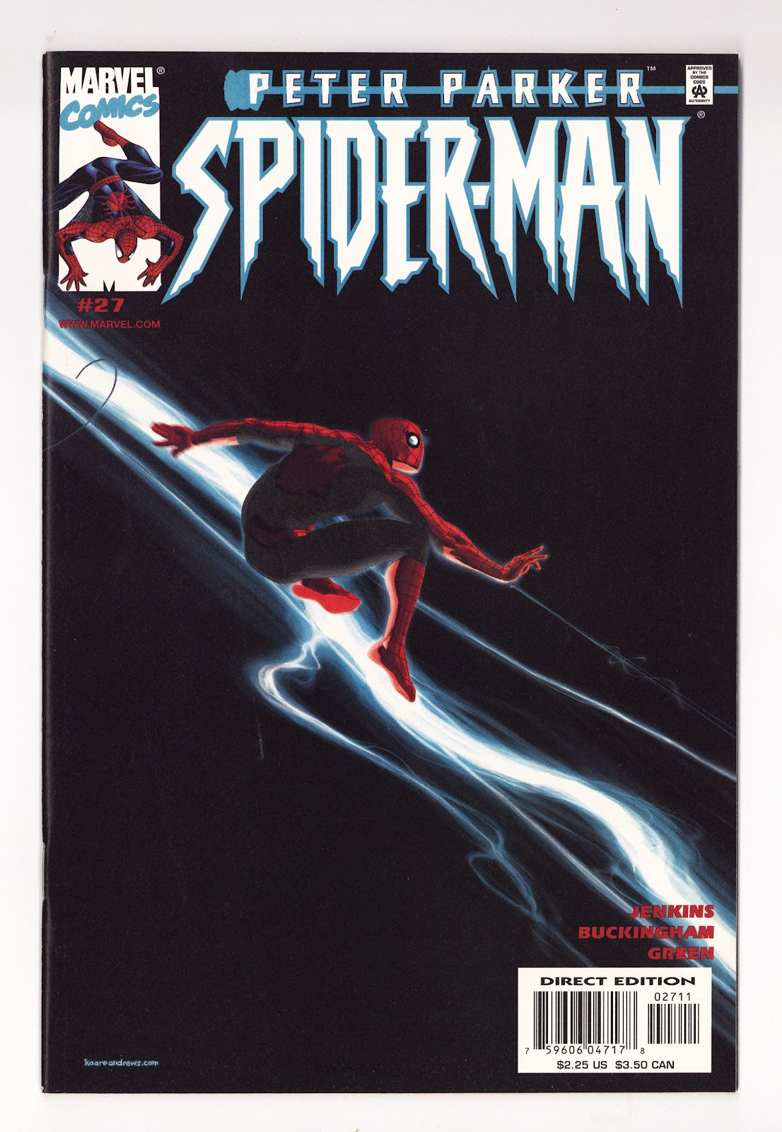 Peter Parker: Spider-Man 27 High Grade (2001) Direct Edition 