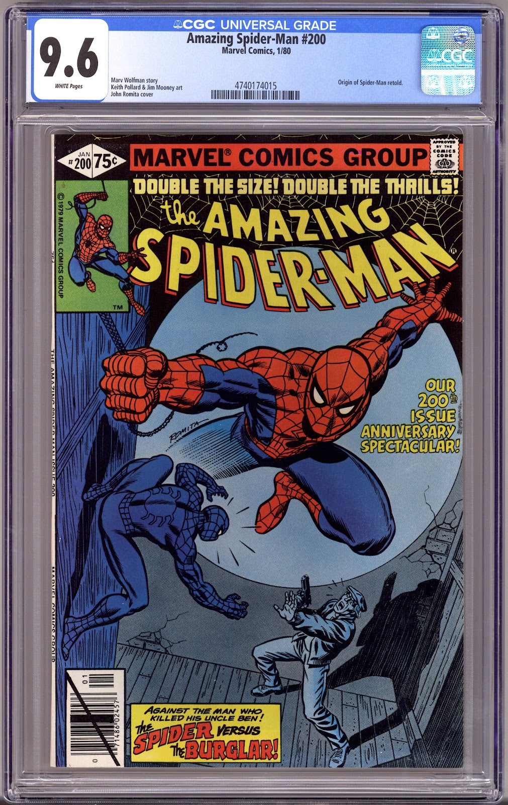 The Amazing Spider-Man Vol 1 200 CGC 9.6 (NM+)   (1980)