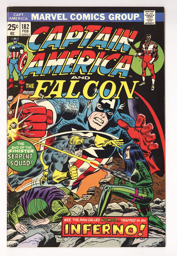 Captain America Vol 1 182  VF (8.0)   (1975)