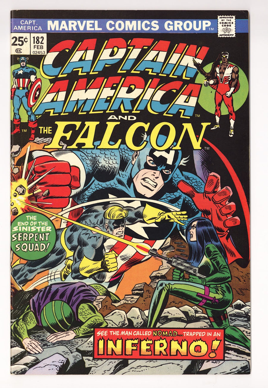 Captain America Vol 1 182  VF (8.0)   (1975)