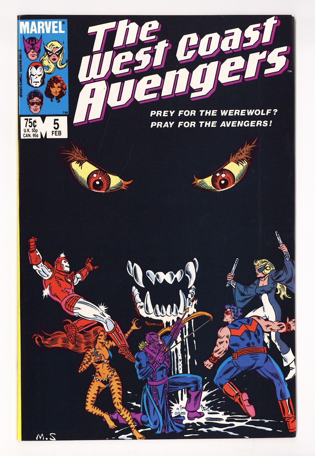 West Coast Avengers Vol 2 5  High Grade   (1986)   Direct  